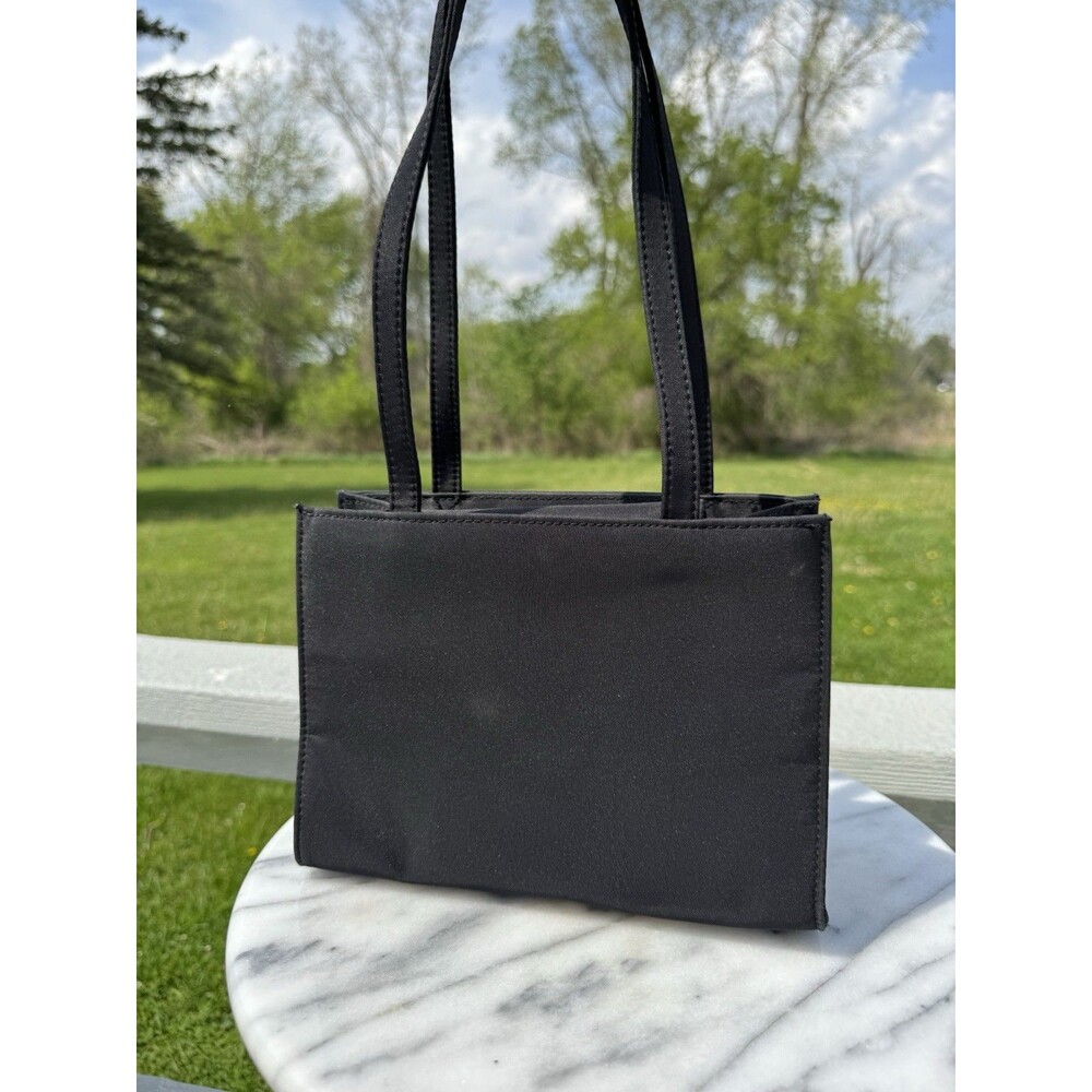 Kate Spade Tote Black Nylon Vintage Y2K Vintage Shoulder Bag - Picture 2 of 10